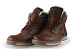 Mustang Veterboots in maat 44 Cognac | 5% extra korting, Kleding | Heren, Schoenen, Overige kleuren, Verzenden, Boots, Mustang