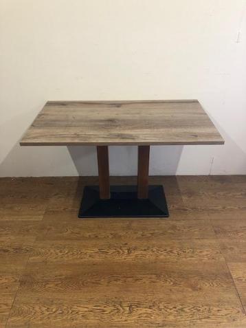 Gebruikte Horecatafel (120x70cm) - T1568- Vintage/Café beschikbaar voor biedingen