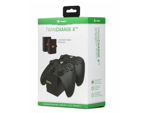 Veiling - Snakebyte Twin Oplaaddock Zwart voor Xbox One, Games en Spelcomputers, Spelcomputers | Xbox | Accessoires, Gebruikt