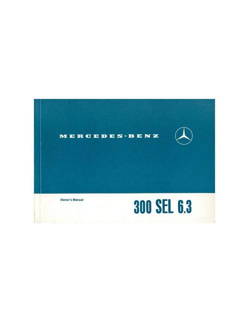 1968 MERCEDES BENZ 300 SEL 6.3 INSTRUCTIEBOEKJE ENGELS, Auto diversen, Handleidingen en Instructieboekjes, Ophalen of Verzenden
