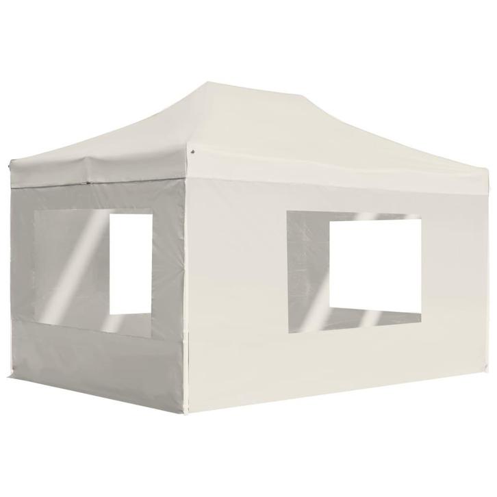 vidaXL Partytent inklapbaar met wanden 4,5x3 m aluminium, Tuin en Terras, Partytenten, Nieuw, Verzenden