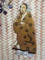 Paravent - laque/ bronze/ nacre - Japon - Période Meiji, Antiek en Kunst