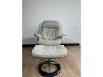 Veiling - Stressless Desginer Ekornes Relaxfauteuil + Voeten, Maison & Meubles, Fauteuils