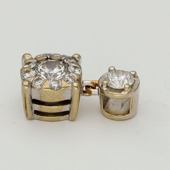 Hanger - 18 karaat Witgoud - 0.46ct. tw. Diamant, Bijoux, Sacs & Beauté, Bijoux anciens