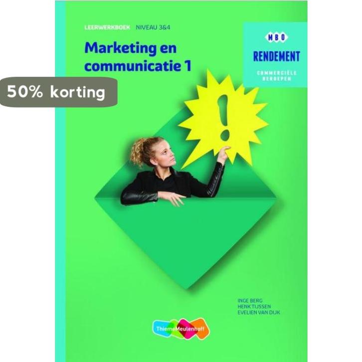 Marketing & communicatie / Niveau 3&4 Deel 1 / Leerwerkboek, Livres, Livres scolaires, Envoi