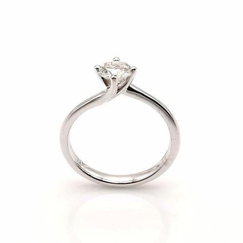 Verlovingsring - 18 karaat Witgoud - 0.55ct. tw. Diamant, Handtassen en Accessoires, Antieke sieraden