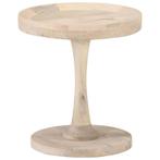 Vintage Mangohout Tafel | Retour Deal | Duurzaam, Huis en Inrichting, Tafels | Bijzettafels, 45 tot 60 cm, Minder dan 55 cm, Verzenden