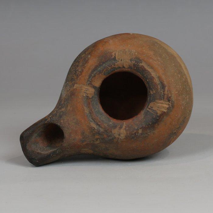 Oud-Grieks Aardewerk olielamp (Zonder Minimumprijs), Verzamelen, Mineralen en Fossielen