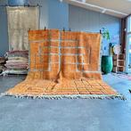 Groot modern oranje Marokkaans Berber wollen tapijt -, Huis en Inrichting, Nieuw