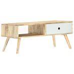 vidaXL Salontafel 90x50x40 cm massief mangohout, Huis en Inrichting, Verzenden, Nieuw