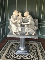 Guglielmo Pugi (1850-1915) - sculptuur, Gruppo scultoreo, Antiquités & Art, Antiquités | Céramique & Poterie