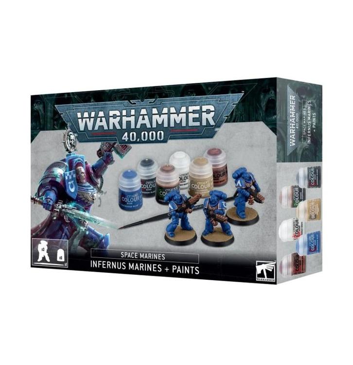 Infernus marines plus Paints Set (warhammer 40000 nieuw), Hobby & Loisirs créatifs, Wargaming, Enlèvement ou Envoi
