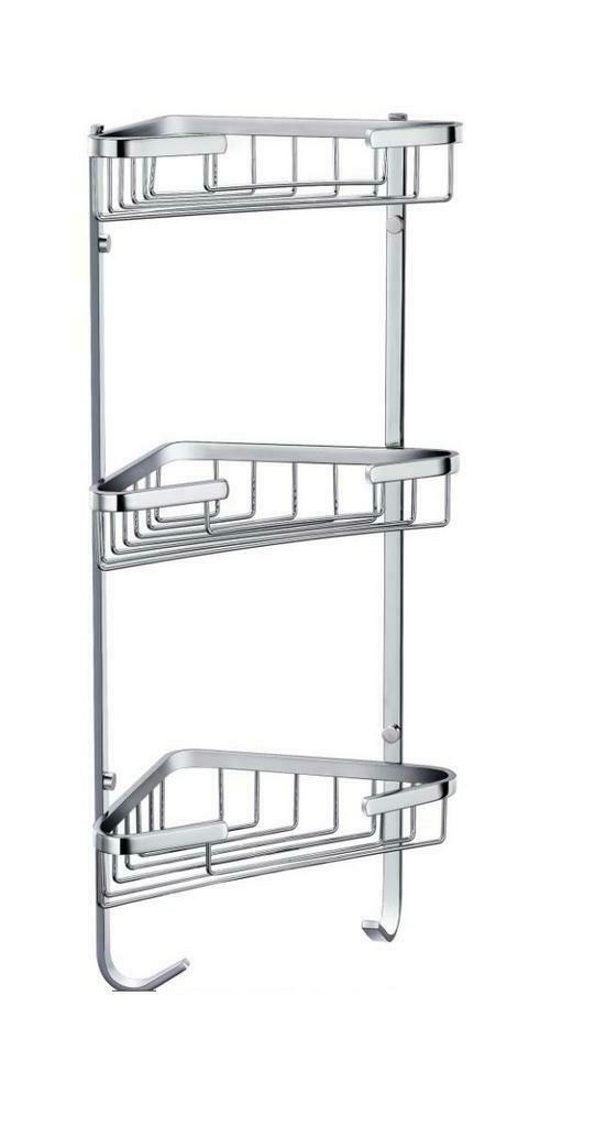 Rome-Buron hoek-doucheopbergrek 3-schaps, Maison & Meubles, Salle de bain | Linge de bain & Accessoires, Enlèvement ou Envoi