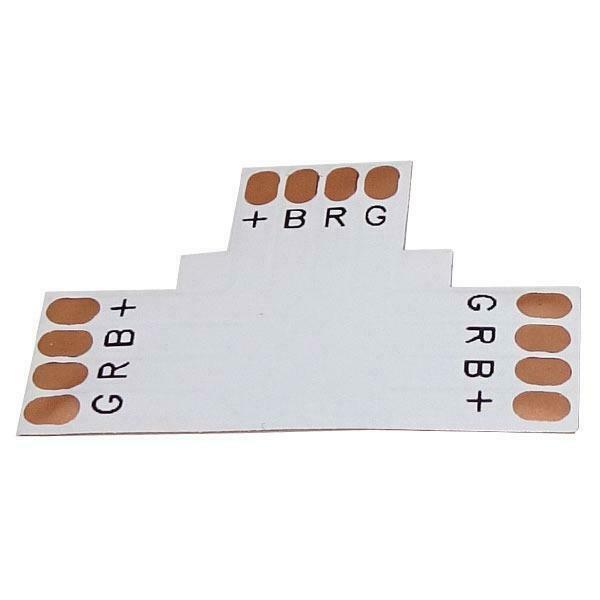 T connector - 10mm PCB - 4 pin - RGB, Huis en Inrichting, Lampen | Overige, Verzenden