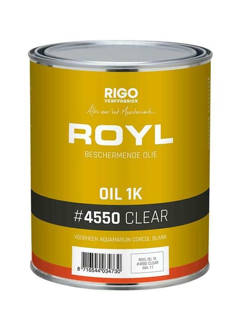 RIGOSTEP ROYL OIL-1K #4550 Clear blanke natuurlijke 1-compon, Doe-het-zelf en Bouw, Verf, Beits en Lak, Verzenden