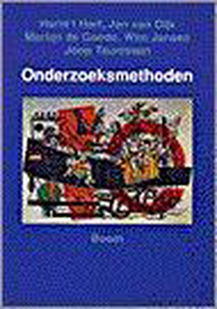 Onderzoeksmethoden 9789053524510 H. t Hart, Boeken, Politiek en Maatschappij, Gelezen, Verzenden