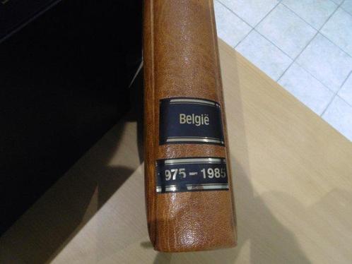 België 1975/1985 - SAFE voordrukalbum, kaft in lederkleur,, Postzegels en Munten, Postzegels | Europa | België