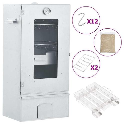 vidaXL BBQ-rookoven met koude rookgenerator gegalvaniseerd, Elektronische apparatuur, Overige elektronische apparatuur, Nieuw