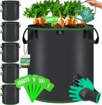 KESSER® 5x Plantenzak - 40L - Plantenzakken - Zwart, Verzenden, Nieuw