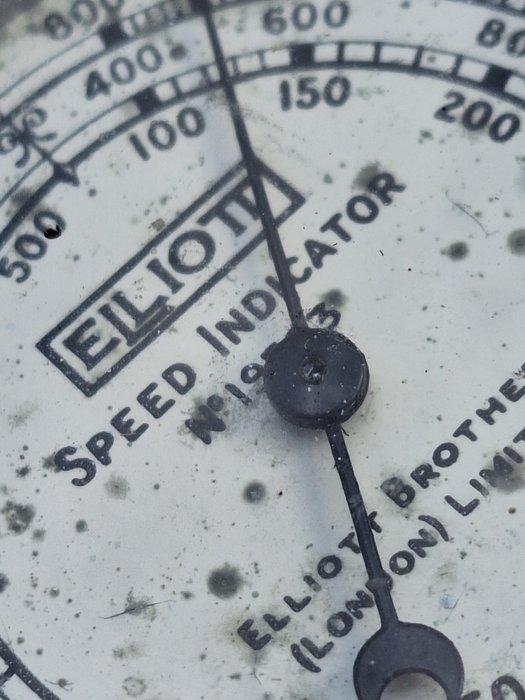 Elliott Speed Indicator - Technisch instrument - Verenigd, Antiek en Kunst, Antiek | Wandborden en Tegels