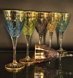 Artemisia - Wijnglas (6) - Kristal, goud 24 karaat - I, Antiek en Kunst