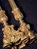 Chandelier (2) - Bronze doré - Candelieri en bronze doré