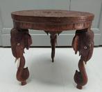 Tafel - Hout - Indiase stijl bijzettafel
