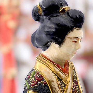 Boîte à bijoux - Mariée en shiromuku () Antique