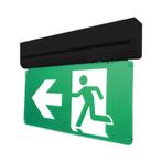 Noodverlichting 3,5W IP20 Zwart (inc plaatjes), Verzenden, Nieuw