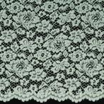 10 meter kant stof - Lichtgroen - 100% polyester, Hobby en Vrije tijd, Stoffen en Lappen, Verzenden, 120 cm of meer, Kant, Groen