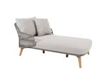 4 Seasons Outdoor Ancora 1-persoons daybed teak Silver grey, Tuin en Terras, Nieuw