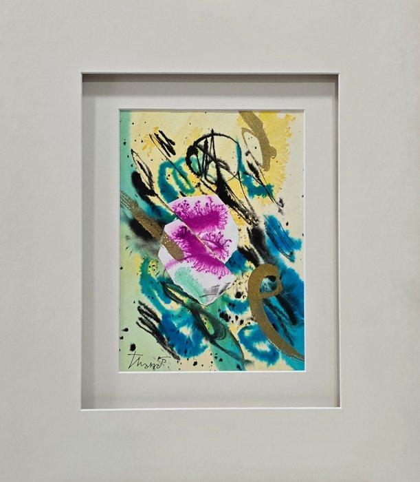 Joan-Josep Tharrats (1918-2001) - Fusión de energía, Antiek en Kunst, Kunst | Schilderijen | Modern