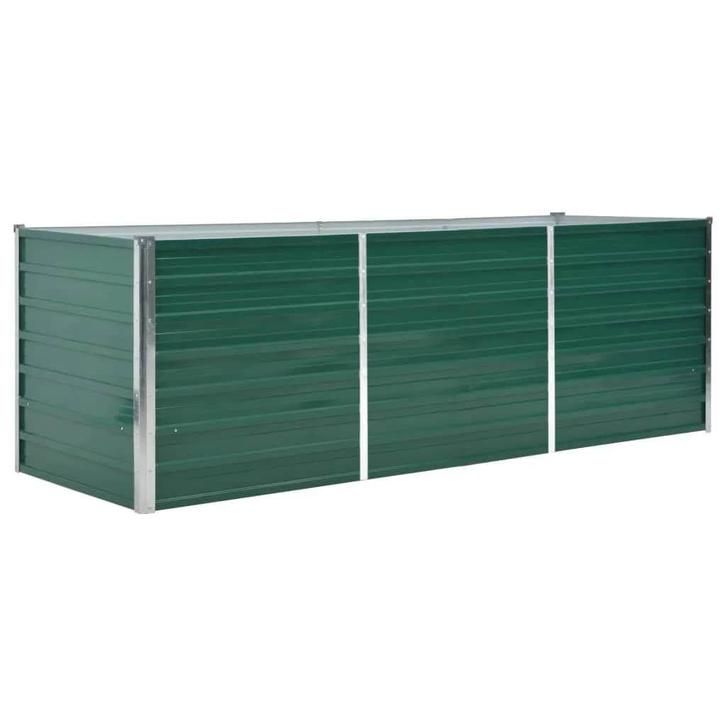 Plantenbak Groen 240x80 | Retour Deal, Tuin en Terras, Bloembakken en Plantenbakken, 60 cm of meer, 100 cm of meer, Rechthoekig