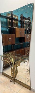 Pier Luigi Colli, Attributed to - Wandspiegel - Glas, IJzer, Nieuw