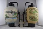 Set of 5 old Japanese Paper Lanterns - Lamp ornament -, Antiek en Kunst