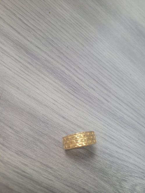 Ring - 18 karaat Geel goud, Handtassen en Accessoires, Ringen