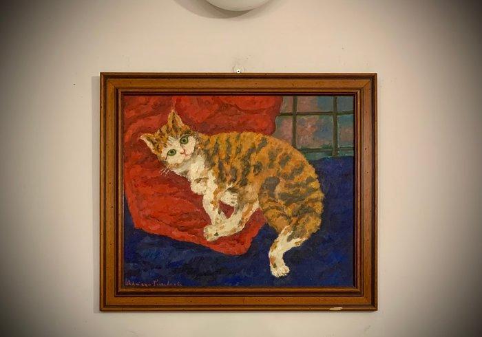 Adriana Pincherle Martinelli (1905-1996) - La Gatta Pasquina, Antiek en Kunst, Kunst | Schilderijen | Klassiek