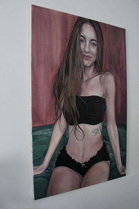 Izabela Apananska - This Love Is Mine, Antiquités & Art, Art | Peinture | Moderne