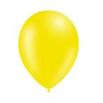 Lichtgele Ballonnen 25cm 10st, Verzenden