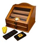 Étui à cigares (4) - cèdre - Ensemble de luxe pour humidor