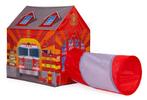 Speeltent - met kruiptunnel - 190x73x102 cm - brandweer -..., Kinderen en Baby's, Speelgoed | Speeltenten, Ophalen of Verzenden