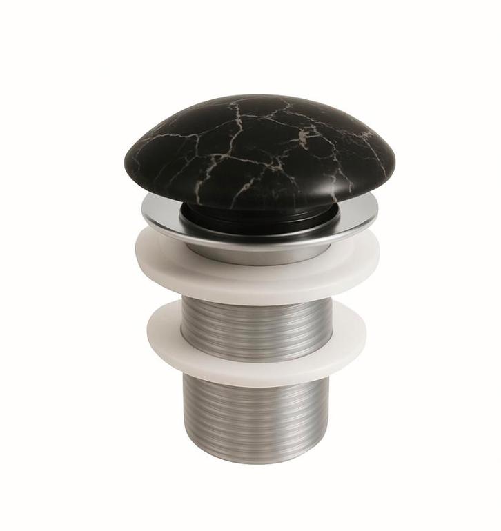 SALE - Basin - Zwart marmer - Wastafelafvoer -, Doe-het-zelf en Bouw, Sanitair, Nieuw, Ophalen of Verzenden