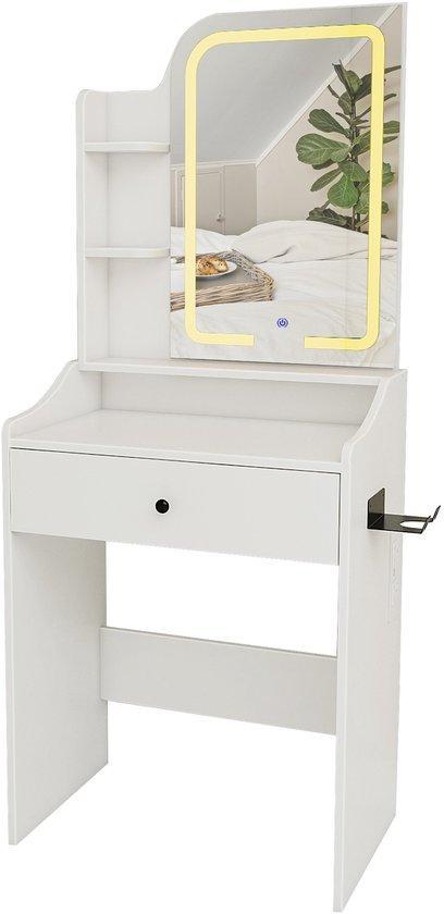 Tweedekans | Mirlux Kaptafel met Spiegel en LED Verlichting, Huis en Inrichting, Woonaccessoires | Spiegels, Ophalen of Verzenden