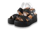 Mustang Sandalen in maat 38 Zwart | 10% extra korting, Verzenden, Sandalen of Muiltjes