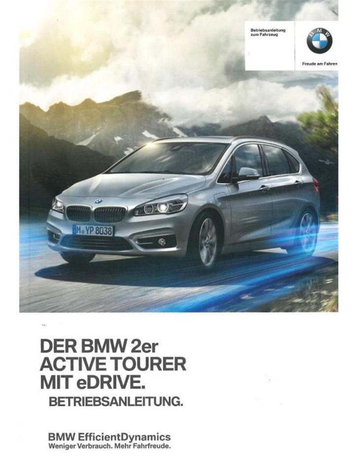 2016 BMW 2 SERIE ACTIVE TOURER INSTRUCTIEBOEKJE DUITS, Autos : Divers, Modes d'emploi & Notices d'utilisation, Enlèvement ou Envoi