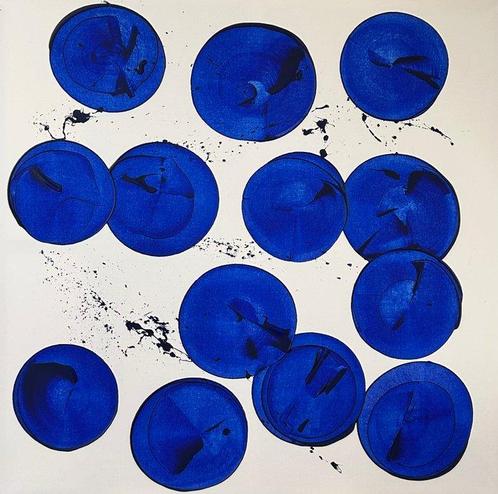 Stefanie Raus - Blue Bubbles 863 XXL, Antiek en Kunst, Kunst | Schilderijen | Modern