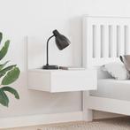 vidaXL Nachtkastje 2 pcs Wit 42 x 32,5 x 40 cm Massief, Huis en Inrichting, Slaapkamer | Nachtkastjes, Verzenden, Nieuw