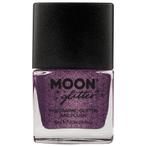 Moon Glitter Holographic Nail Polish Fuchsia 14ml, Verzenden, Nieuw