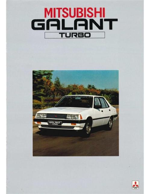 1982 MITSUBISHI GALANT TURBO BROCHURE NEDERLANDS, Boeken, Auto's | Folders en Tijdschriften