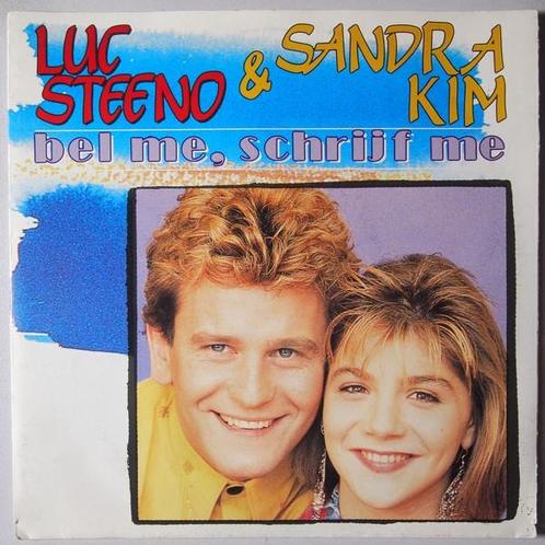 Luc Steeno and Sandra Kim - Bel me, schrijf me - Single, CD & DVD, Vinyles Singles, Single, Pop